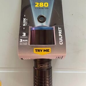 Police Security Culprit 280 Lumens Slide Focus Flashlight